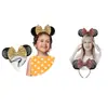 Diadema de Lazo con Estampado de Leopardo Más Vendida de Amazon Accesorios para el Cabello de Mickey y Minnie Diadema Ajustable para Parque de Atracciones Infantil