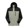 Chaqueta de dos piezas 3 en 1 para hombre, nuevo estándar nacional, chaqueta impermeable y a prueba de viento para exteriores para mujer, senderismo y montañismo