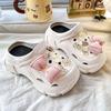 Zapatos Infantiles de Dibujos Animados, Zuecos para Niños, Pantuflas de Exterior para Niñas, Nuevos Modelos de Verano 2026, Sandalias de Playa Antideslizantes para Niños Mayores