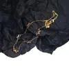 Moda Europea y Americana Múltiples Lazos Cadena de Clavícula Titanio Acero para Mujeres, Moda de Nicho de Lujo Ligero, Cadena Versátil Transfronteriza para Clavícula