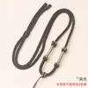 Corda de Pescoço Nó de Lótus Trançada Pingente de Jade Buda Corda Grossa Pingente DIY Ouro Corda de Colar Masculino Atacado
