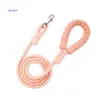 Guia de Cachorro Dopamina Nylon Trançado Corda Redonda Corda para Passeio de Cachorro Espuma Alça Confortável Fabricante Atacado Em Estoque