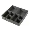 Caja de Almacenamiento de Tela para Ropa Interior para Uso en Casa y Dormitorio, Organizador de Compartimentos Tipo Cajón para Ropa Interior, Calcetines y Ropa