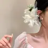 Pinza para el Cabello Burbuja de Nube de Temperamento Pinza de Garra Exquisita de Gama Alta Tamaño Grande para Cabello Grueso Pinza de Tiburón Pasador Versátil para Mujer para Peinados Recogidos