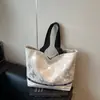 2025 Novo Design Estilo Chinês Bolsa Feminina Grande Capacidade Bolsa Saco de Nylon Versátil para o Dia a Dia Bolsa de Ombro Bolsa de Braço