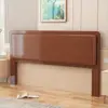Cabecero de Madera Maciza 1.5 Respaldo Estilo Europeo Diseño Sencillo Cabecero de Cama Doble Tatami 1.8m Se Vende por Separado