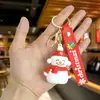 Novo Chaveiro Papai Noel Boneco de Neve de Natal Árvore de Natal Boneca Chaveiro Ornamento de Bolsa Presente Atacado