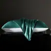 Funda de almohada de seda de morera de 40 momme, juego de dos fundas de almohada de seda, funda de almohada de 48x74cm, funda de almohada individual de seda helada 2