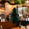 Decoraciones Navideñas Mini Árbol de Navidad de Escritorio Adornos Decoración del Hogar Escena Arreglo Props Colgantes de Regalo