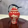 Mini Tarro General Azul y Blanco Adorno Pequeño, Decoración Colgante de Cerámica, Mini Tarro de Té de Porcelana Azul y Blanco Figura de Regalo Decorativa