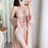 Nuevo Conjunto de Lencería Sexy sin Espalda para Mujer Primavera/Verano con Almohadillas en el Pecho y Encaje, Adecuado para Ropa de Casa, Disponible para Venta al por Mayor Transfronteriza