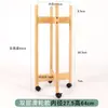 Soporte Alto para Macetas Cruz de Flores Base para Macetas Soporte para Jarrones Madera Maciza Balcón Escritorio Bandeja para Flores Soporte para Flores con Ruedas
