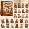 Calendario de Adviento Navideño de Animales Transfronterizo 2026 Calendario Navideño de Animales Caja Sorpresa S