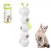 Brinquedo Interativo Inteligente para Gatos com Cauda de Presa Substituível Brinquedo de Minhoca com Movimento Inteligente para Gatos de Interior Design de Lagarta Interativa Brinquedo para Gatos e Cachorros