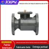 Kaixin KXPV fábrica direta PVC-U válvula de esfera de flange de plataforma alta UPVC válvula de esfera de flange de plataforma alta padrão americano