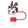 Série de Feriados Transfronteiriça Chapéu de Palha Fofo Fivela Decorativa de Palha Tampa de Poeira de PVC Capa de Palha para Festa Desenho Animado