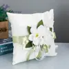 Nuevo Cesto de Flores para Boda Estilo Occidental con Rosas Artificiales, Lazo Decorativo, Cesto Blanco de Mano, Artículos para Boda