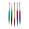 Nail art puxar linha caneta metal gradiente haste puxar linha pintura cor pintura caneta esboço linha pequeno pincel esculpido caneta de cristal