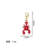 Vida Marina Colorida Lunares Estrella de Mar Cangrejo Langosta Aleación Goteo de Aceite Accesorios para Joyería DIY Pendientes Colgante Hecho a Mano