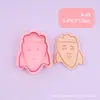 Molde de impresión de serie de emojis, patrones de emojis divertidos, varios diseños, molde 3D para galletas, diversión con arcilla de simulación DIY