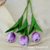 Tulipán, flor falsa, decoración del hogar, tacto de PU, flor artificial, foto de simulación, fábrica de flores falsas, ramo de boda al por mayor