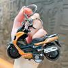 Creativo Celebridad de Internet Mini Motocicleta Harley de Fricción Llavero Colgante Exquisito Llavero de Coche Regalo Venta al por Mayor