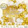 Conjunto de Balões de Aniversário em Espanhol Amazon Transfronteiriço Decoração de Fundo Cortina de Chuva Conjunto de Arco de Balões para Festa