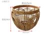 Fábrica imitação rattan tecido cesta de armazenamento doméstico oco de frutas e legumes cesta de cozinha cesta de armazenamento Hotel Merchant Super Cesta de armazenamento