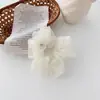 Elástico de Cabelo Feminino Simples Super Fada Suave Estilo Japonês Estilo Mori Corda de Cabelo de Fada ins Estilo Francês Menina Chiffon Grande Laço Anel