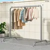 *Perchero de tubería galvanizada, expositor, estante de pie para secar ropa, estantería, perchero para ropa, perchero de un solo poste, tendedero de tubería de agua