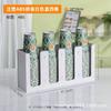 ABS Moldeado por Inyección Ensamblado Soporte para Vasos de Papel Soporte para Vasos Estante de Almacenamiento para Tapas de Vaso Divisor de Vasos Removible Almacenamiento de Escritorio