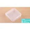 Caja de plástico transparente pequeña vacía, caja cuadrada de plástico PP, embalaje de piezas, caja de plástico, caja de almacenamiento, fabricantes al por mayor