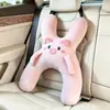 Reposacabezas para coche infantil transfronterizo, almohada cervical para coche, ayuda para dormir de dibujos animados para niños en viajes en coche, cinturón de seguridad para coche para prevenir la estrangulación del cuello