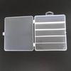 Caja Grande de Cinco Compartimentos al por Mayor Caja para Señuelos de Hierro Luya Caja de Accesorios de Pesca Caja de Plástico para Cebo de 5 Compartimentos