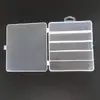 Caja de Pesca al por Mayor de Cinco Compartimentos Caja para Señuelos Accesorios de Pesca Caja de Almacenamiento para Carnada Caja de Plástico Portátil Multi-Compartimento
