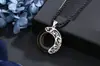 Colar de Prata de Lei S925 com Doze Signos do Zodíaco, Personalizado Simples com Pedra Olho de Gato, Corrente de Clavícula Tendência, Pingente de Prata Pura para Homens e Mulheres