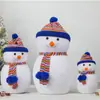 Decoraciones de Navidad Muñeco de Nieve Figura Muñeco Adorno Regalo de Navidad Accesorios para Árbol de Navidad Gorro de Santa Muñeco de Nieve