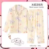 Pijamas para niños, Ropa de casa fina de manga larga para primavera y otoño para niños y niñas, de dibujos animados, talla mediana y grande