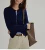 Joli Chose Suéter de Punto con Diseño Falso de Dos Piezas para Mujer Otoño Adelgazante Aspecto Nicho Top