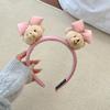 ¡Precioso reventando! Diadema de Oso de Peluche con Lazo para el Cabello Diadema para el Cabello de Mujer para Lavar el Cabello Cabello Cabello Cabello Diadema