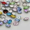 Ovos de pombo K9 de alta qualidade 6*8mm corte ninho de pássaro grandes decorações de diamante brilhante de alta transparência com base pontiaguda para nail art