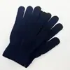 Luvas de Tela de Toque para Homens e Mulheres no Inverno, à Prova de Frio e Quentes para Ciclismo, Tricotadas Estilo K, Cor Lisa, Proteção do Trabalho, Luvas de Trabalho Resistentes ao Desgaste para Cabelo