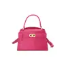 Bolsa de Mão Tendência Comércio Exterior Bolsa Kelly Luxo Leve Estampa de Cobra Bolsa de Ombro Moda Nicho Fivela de Couro Diário Retrô Bolsa Transversal