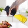 Nova lata de óleo spray de vidro para churrasco, frasco de óleo spray para fritadeira de ar, frasco de vinagre com óleo comestível, tipo prensa, lata de óleo spray de alta pressão