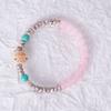 Pulsera de Círculo Sencillo de 6 mm de Mini Xingyue Bodhi Natural Mixto y Combinado con Cristal Shoushan Wen Play para Mujer Venta Caliente en el Templo