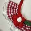 Toalla Salivadera para Mascotas Transfronteriza, Babero para Gato con Lazo, Ribete de Encaje de Cereza, Bufanda Accesorios para Perros, Venta al por Mayor por Fabricante