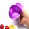 6 moldes de silicona para pastel ovalados iguales 6 moldes iguales para huevo de ganso molde de silicona para jabón hecho a mano Molde ovalado de gota de pegamento grueso