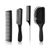 Luotts Pente Almofada de Ar Conjunto de Cabeleireiro Pente Dentes Largos Pente Cabelo Liso Pente com Bolsa de Ar Pente de Cauda Pontiaguda Pente de Dentes de Nylon
