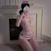 Noche Dorada Lencería Sexy Libre de Pasión Cama Ataque Rápido Coqueteo Tentación Pecho Pequeño Tirante Sexy Vestido de Noche qqny Femenino
