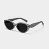 Gafas de Sol Estilo Retro Dulces Ojo de Gato con Textura de Madera para Protección Solar, Sesiones de Fotos, Protección UV, Versátiles Gafas de Sol Negras Ah
